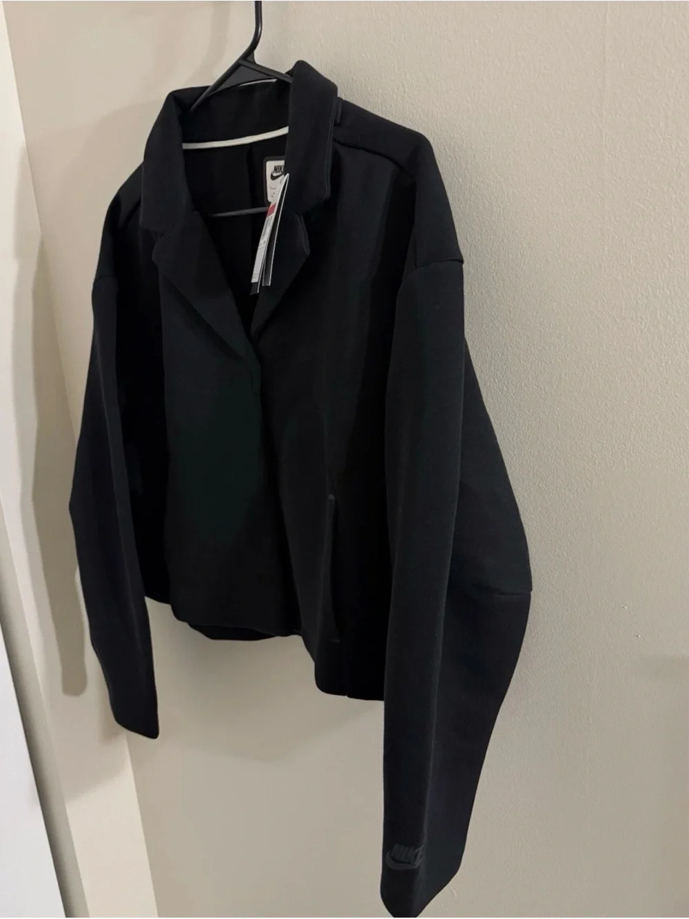 Nike Sportswear Jacket Nike Tech Fleece Tailored Women’s Size L Black HV2451-010